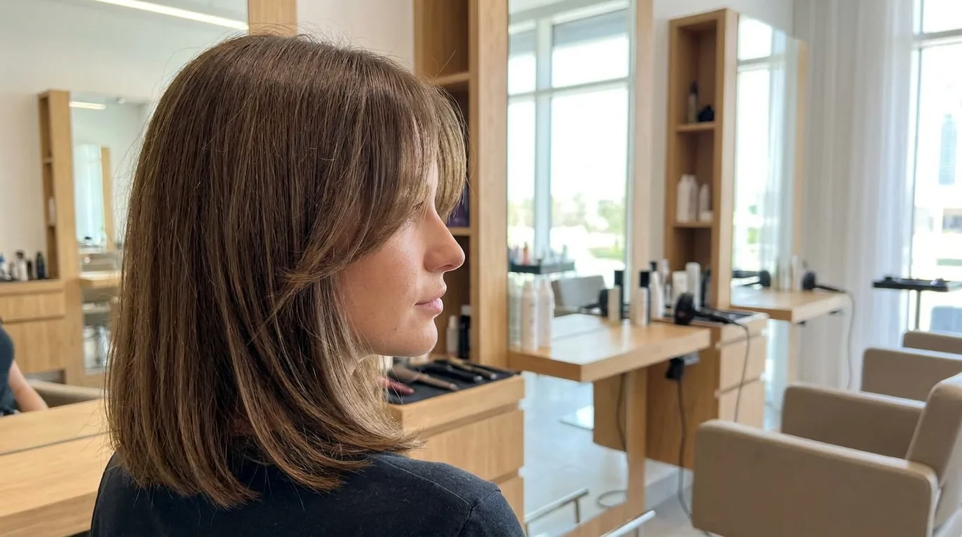 bangs hair inline 1 curtain bangs falling to the cheekbone on long hair at a dubai hair salon
