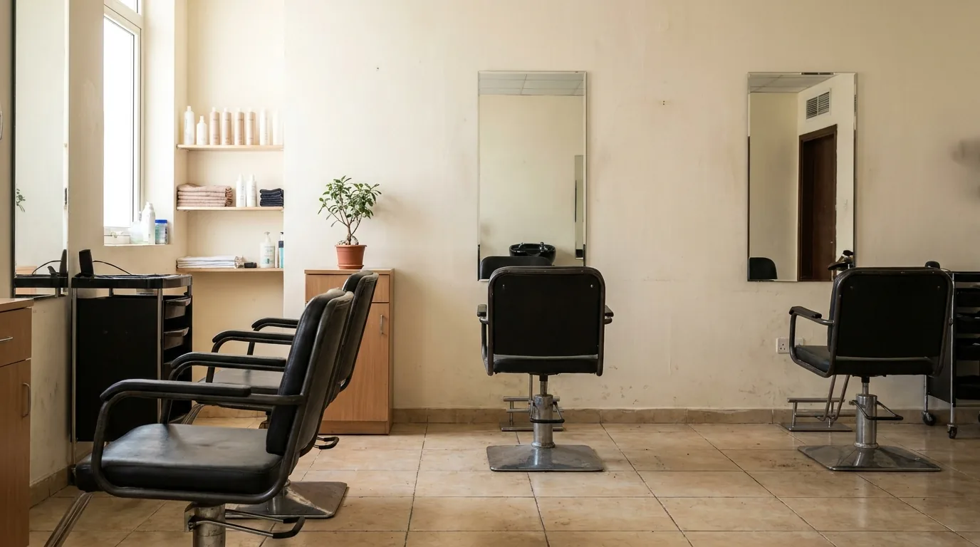beauty salon international city inline 1 beauty salon international city interior with styling chairs in a practical neighbourhood ladies salon