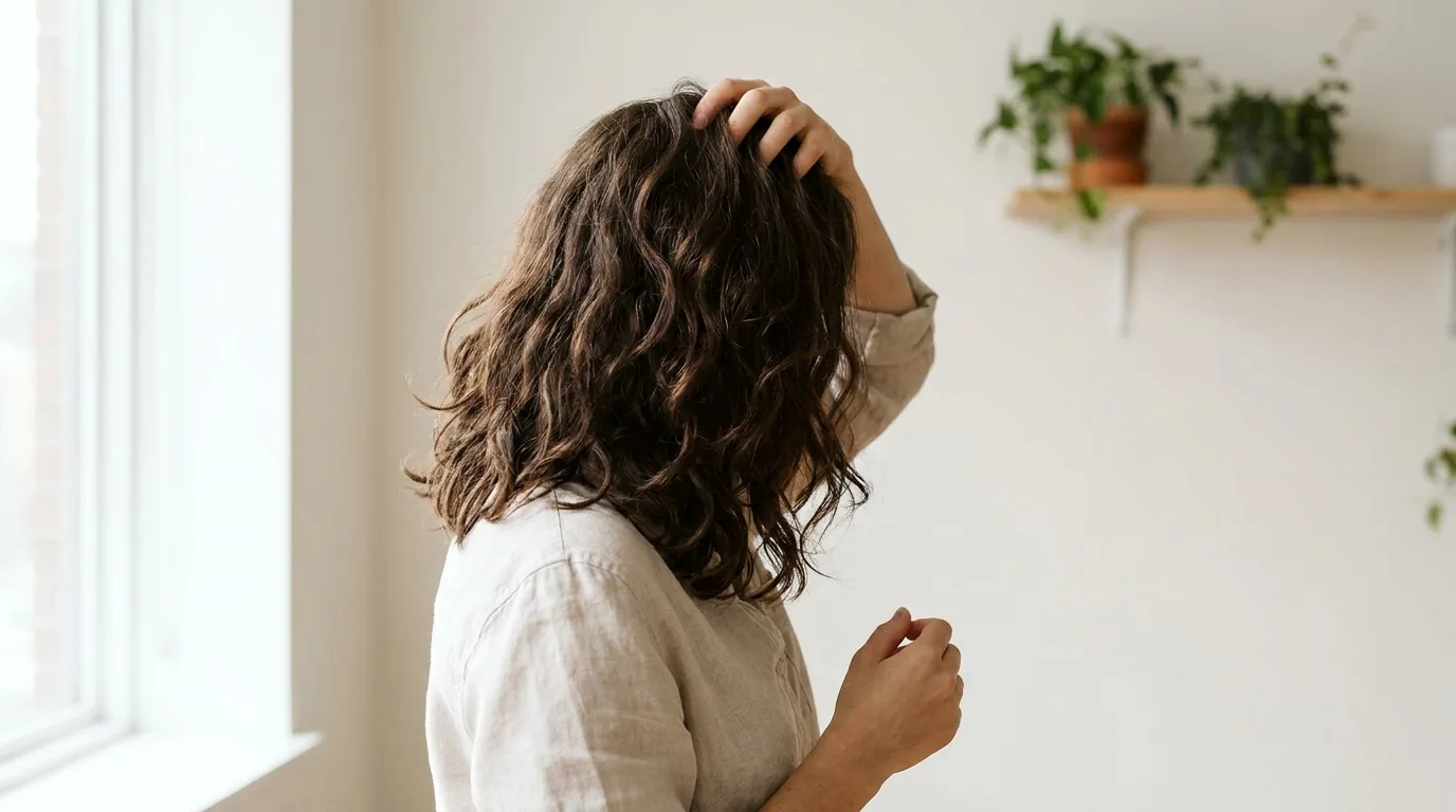 does creatine cause hair loss inline 2 hair growth dubai: person with healthy thicker hair after a course of hair loss treatment