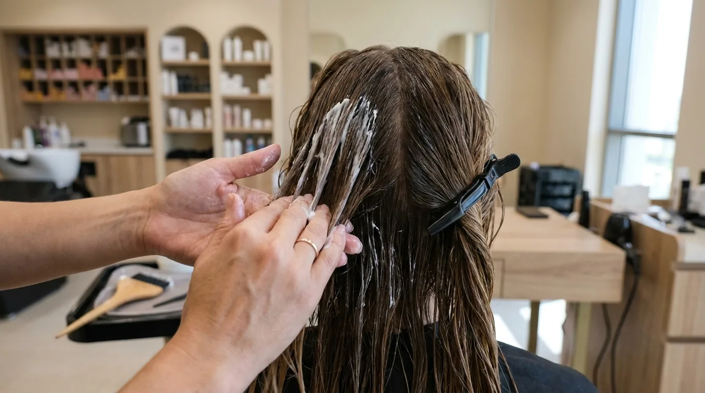 hair botox treatment dubai inline 1 hair botox treatment dubai applied section by section at a Dubai salon