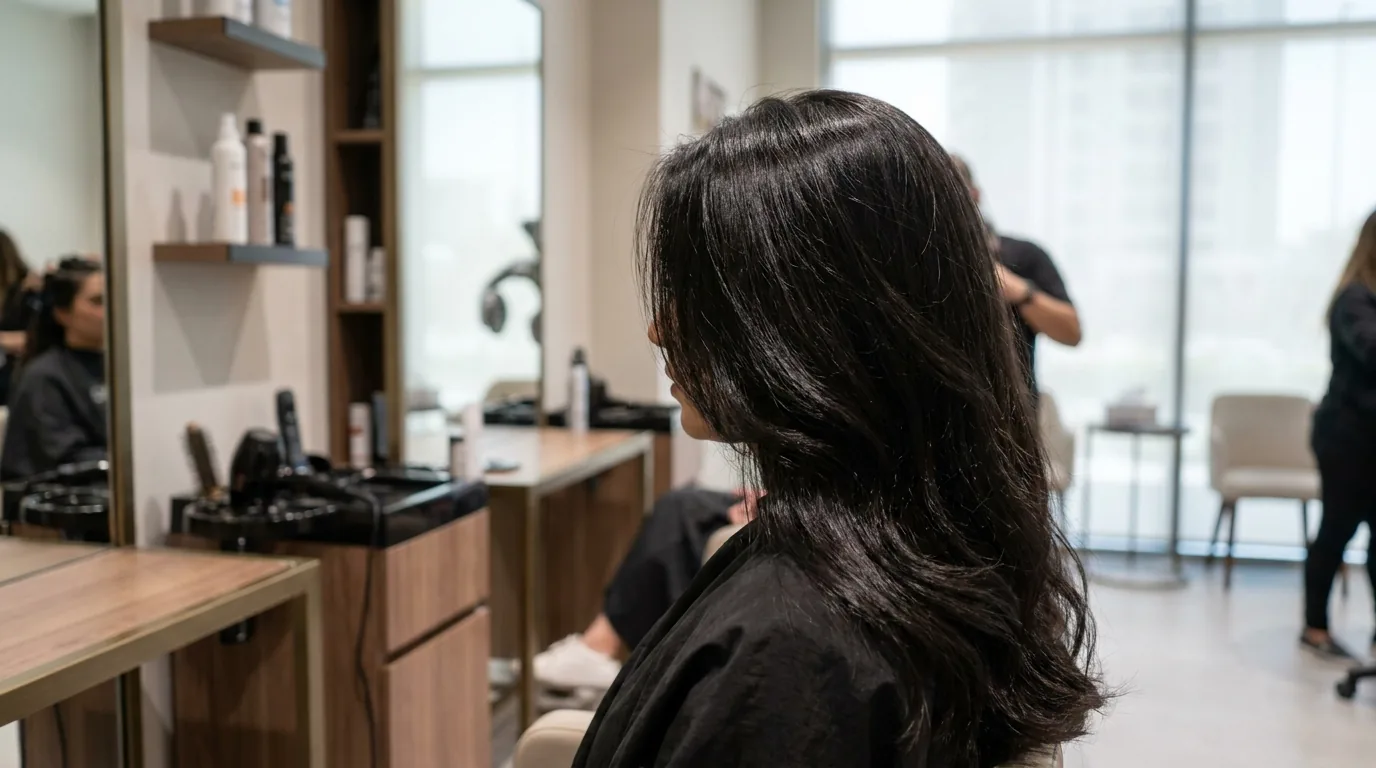 hair spa dubai inline 2 hair spa dubai: smooth conditioned hair result after a salon scalp and hair treatment