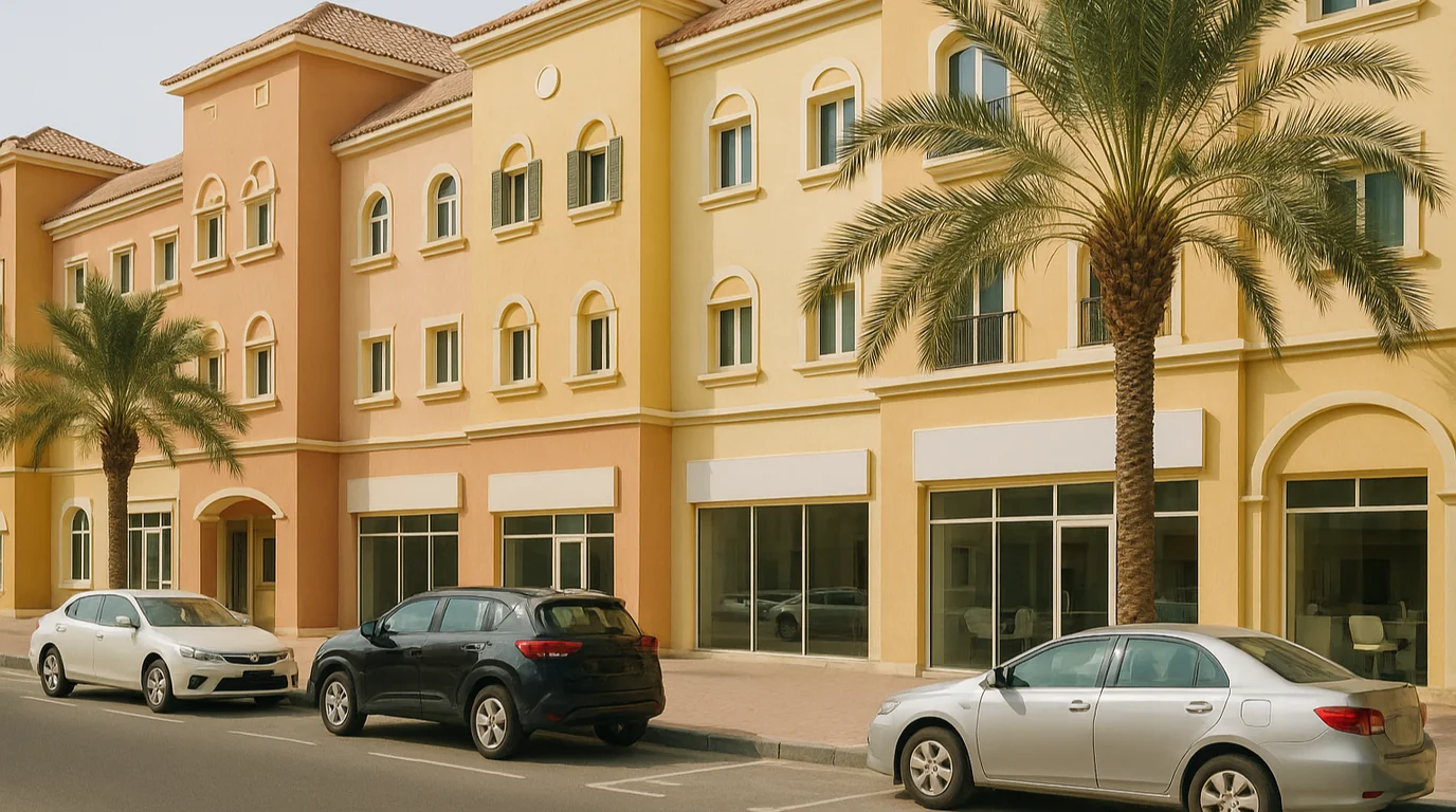 beauty salon in discovery gardens shopfront with product shelves and a view of the parked street outside