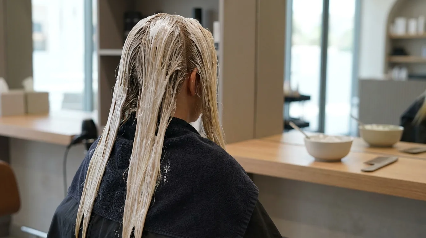 does balayage damage hair inline 2 deep conditioning mask worked through lightened blonde lengths during balayage aftercare