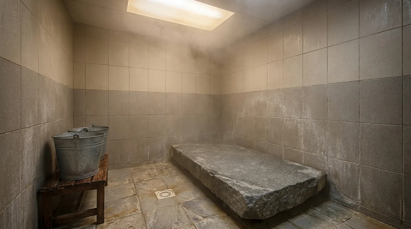 how to use moroccan bath soap inline 2 heated wet room in a modest dubai spa with a stone slab and buckets used for a moroccan bath