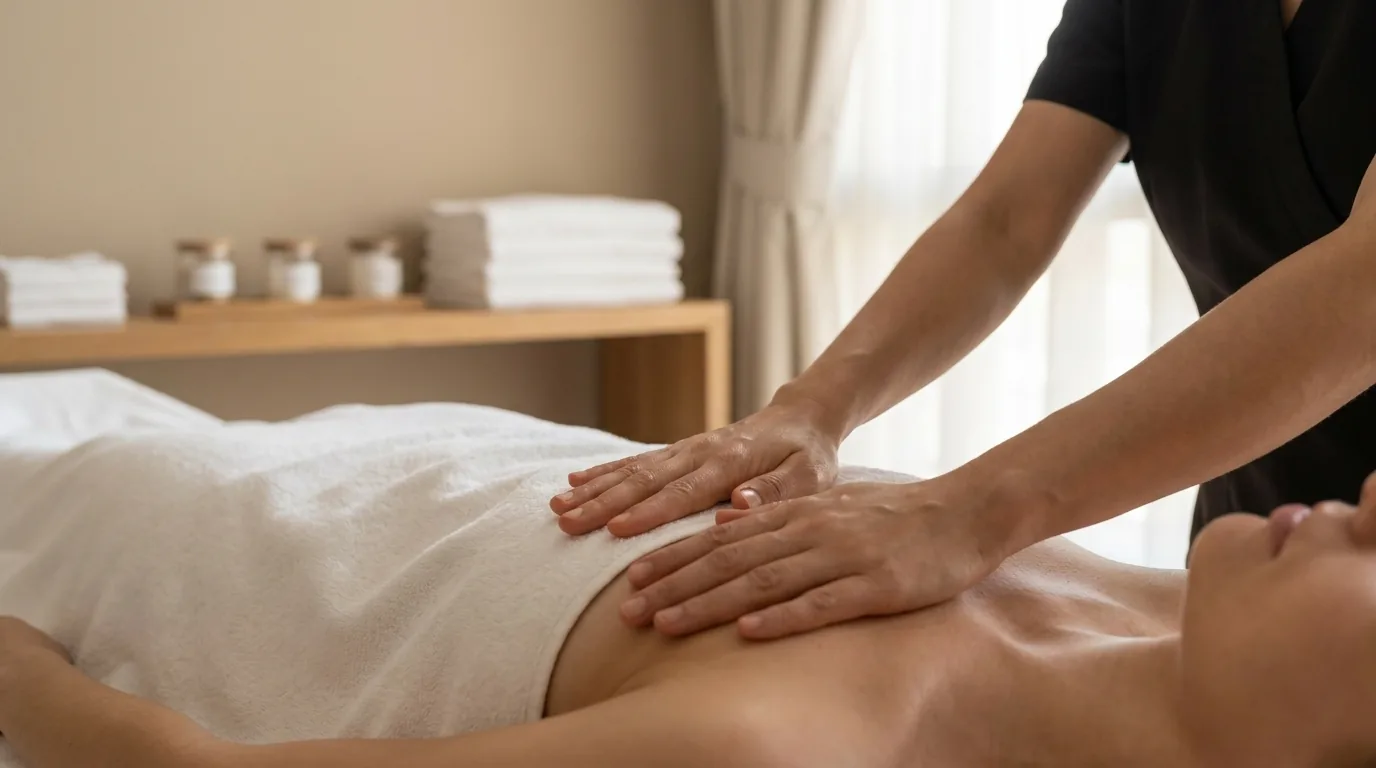 is lymphatic drainage massage painful inline 2 light contact below the collarbone at the start of a lymphatic drainage massage session, the area trained therapists clear first