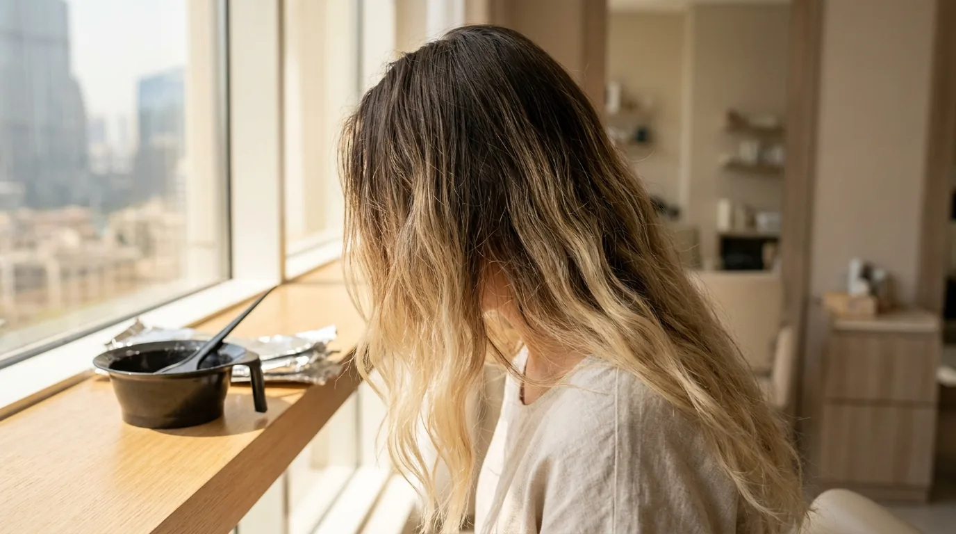 what is the difference between ombre and balayage inline 2 sun faded blonde lengths from a Dubai ombre grown out four months after the salon appointment